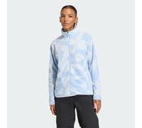 Giacca Terrex Multi Printed Full-Zip Fleece Glow Blue / Crystal Sky L