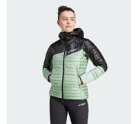 Giacca Terrex Techrock Down Hooded Silver Green / Black M