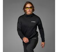 Adidas Felpa in pile Terrex Xperior CLIMAWARM con cappuccio Uomo S Nera Poliestere riciclato