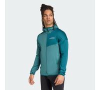 Giacca Terrex Xperior CLIMAWARM Light Fleece Hooded Preloved Teal / Mystery Green 2XL