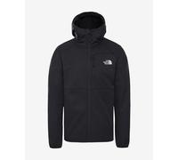 Giacca The North Face Quest Hooded Softshell WindWall nero logo bianco - S