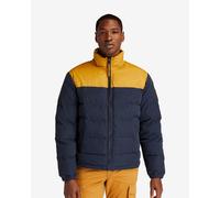 Giacca Timberland Welch Mountain Puffer blu marino giallo - M
