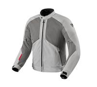 Rev'it Giacca In Tessuto Revit Torque 3 H2O Grigio Chiaro Rosso XL