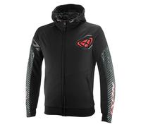 Ixon Touchdown Air Giacca tessile moto, nero-rosso, taglia 2XL per maschi