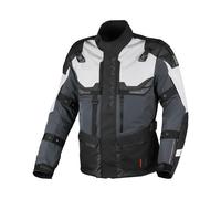 Macna Touros impermeabile Giacca tessile moto, nero-grigio, taglia 2XL per maschi