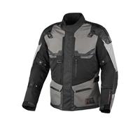 Macna Touros, giacca tessile impermeabile 3XL male Grigio/Nero/Grigio Chiaro