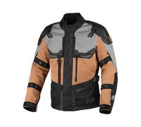 Macna Touros impermeabile Giacca tessile moto, nero-marrone, taglia M per maschi