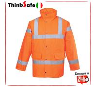 Portwest S460 Giacca Da Traffico Invernale Impermeabile Confortevole Ad Alta Visibilità Arancione, L
