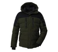 killtec Uomo Giacca trapuntata/giacca invernale con cappuccio KOW 88 MN QLTD JCKT, dunkeloliv, 4XL, 43489-000