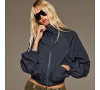Giacca trench da donna versatile per tutte le stagioni, fresca, a maniche lunghe, collo alto, stile Y2K Millennium, streetwear vintage, di transizione L,M,S,XSHalloweenTessuto intrecciato
