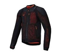 Giacca TROOP-AIR PRO Nero Rosso Fluo ALPINESTARS - UE: 2XL