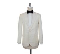 Giacca Tuxedo In Lana Crema Piena Di Principe D'Eleganza - (PE1228231)
