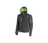 GIUBBINO SOFTSHELL 'SPACE' GRIGIO/VERDE UPOWER Tg. S