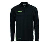 uhlsport Score 1/4 Zip Top T-Shirt, Unisex, Score 1/4 Zip Top, Verde Fluo/Nero, XXXL