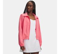 Giacca Under Armour Rival Woven da donna Bittersweet Rosa / Bittersweet Rosa / Bianco L