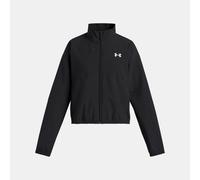Under Armour Giacca Rival Woven da ragazza Nero/Bianco YSM (127-137 cm)