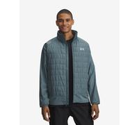 Giacca da tennis da uomo Under Armour Launch Insulated - jasper blue/reflective - Blu (XL)