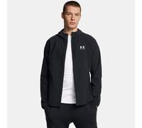 Giacca Under Armour Stretch Woven Windbreaker da uomo Nero / Bianco M