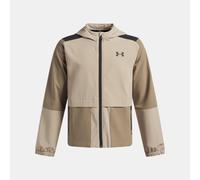 Giacca Under Armour Unstoppable Woven da ragazzo City Khaki / Bayou / Nero YXS (122 - 127 cm)