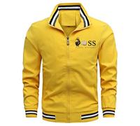 Giacca Uomo Antivent Casual Leggero JacketAll'aperto Sport Tinta Unita Elegante Confortevole da Mezza Stagione Giubbotto Moto Sportivo per Il Tempo Libero