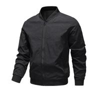 Giacca Uomo Antivent,Giacca Militare Aviatore Maniche Lunghe Casual Leggero Jacket vestibilità Normale Giubbotto Softshell Bomber per attività All'Aperto