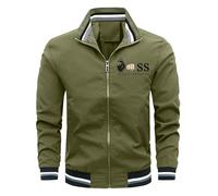 Giacca Uomo Antivent,Giacche Taglie Forti Bomber di Transizione Jacket Giaccone Aviatore Primavera Autunno da Mezza Stagione Invernale Casual Leggero Giubbotto per Il Tempo Libero
