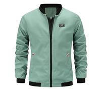 Giacca Uomo Antivent Giacche Taglie Forti Leggera Antivento Mezze Stagioni Giubbino Casual Leggero Jacket vestibilità Normale Giubbotto Moto Sportivo per Il Tempo Libero