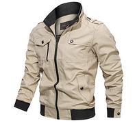 Giacca Uomo Antivent,Giacche Taglie Forti Leggera Antivento Mezze Stagioni Giubbino Collo da Baseball Mezza Stagione Invernale Casual Leggero Giubbotto Versatili per Look