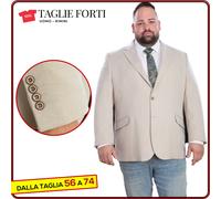 giacca uomo classica elegante TAGLIE FORTI dalla taglia 58 alla 74 Lino Clemente