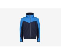 Giacca Uomo CMP CAMPAGNOLO Softshell Man Zip Hood 33A2867 34NP Blu Royal