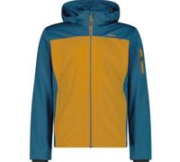 Giacca Uomo CMP CAMPAGNOLO Softshell Man Zip Hood 39A5027N R813 Senape/Celeste