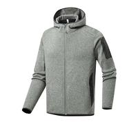 Giacca Uomo in Pile con Zip Legger Calda Cappotto Tinta Unita Casual Giubbotto Maniche Lunghe Senza Cappuccio Giaccas Invernale Uomos Softshell da Esterno Trekking Sportivo Outwear Antivento Top