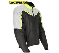 GIACCA UOMO MOTO ACER E X-MAT IMPERMEABILE OMOLOGATO CE COLORE GRIGIO GIALLO
