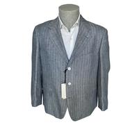 Giacca uomo Robert Donel, blu DROP 0 calibrata carta di zucchero in puro lino.