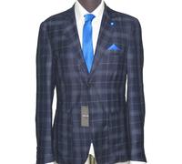 giacca uomo slim sartoriale con toppe lana stretch made in italy decostruita new