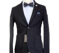 giacca uomo slim sartoriale con toppe lana stretch made in italy decostruita new