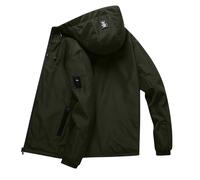 Giacca Uomo Trekking,Giubbotto Leggere Casual Outdoor Leggera Antivento Mezze Stagioni Giubbino vestibilità Ottimale Bomber Tendenza Giubbotto Invernale Leggero Versatili per Look