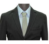 giacca uomo ultra slim cotone tinto capo con toppe made in italy decostruita new