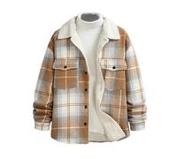 Giacca Uomo Vintage Workwear, Giubbotto Cotone Retrò con Tasche Multiple, Capospalla Utility Resistente, Giacca Casual per Lavoro Outdoor Città