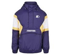 Giacca Urban Classics starter color block 1/2 zip retro Violet S