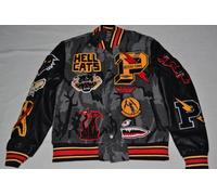 Giacca Varsity Jordan Craig Hellcat Autentica Da Uomo Nera Camo Nuova Di Zecca