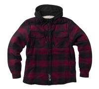 Giacca WCC Hell Bent Flannel rossa/nera taglia M
