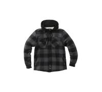 West Coast Choppers Hell Bent Flannel Hoodie Jacket Nero 4XL Uomo