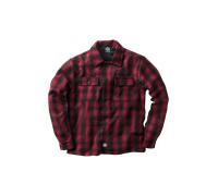 §Giacca West Coast Choppers Lana Plaid Rosso-Nero§