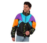 Giacca Windbreaker Anni '80 Adulti Tuta Retro Costume Elegante Anni '80