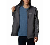 Giacca zip Columbia Logo Fleece Grigio S