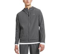Under armour outrun the storm giacca antivento grigio uomo