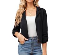 Giacche da Abito Giacca da Abito Top da Donna con Giacca da Abito Basic Elegante Comodo Casuale Fashion Nero XL