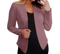 Giacche da donna Cardigan tinta unita Giacche da ufficio d'affari Casual Cappotti larghi comodi cardigan leggeri morbidi capispalla slim fit traspirante cappotti quotidiani, PK1., XXL