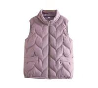 Giacche da donna in cotone caldo con imbottitura in caldo cotone, Viola, XX-Large